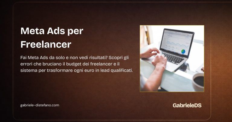 Meta Ads per freelancer - guida strategica 2026 -Gabriele Di Stefano